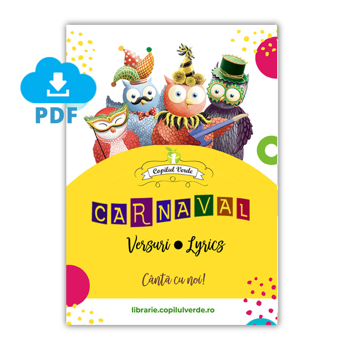Libret Carnaval - eBook PDF (broşură versuri cântece şi jocuri muzicale)